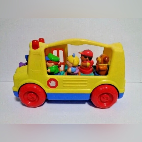 Playskool Toys Vintage Playskool Wheels On The Bus Musical Toy